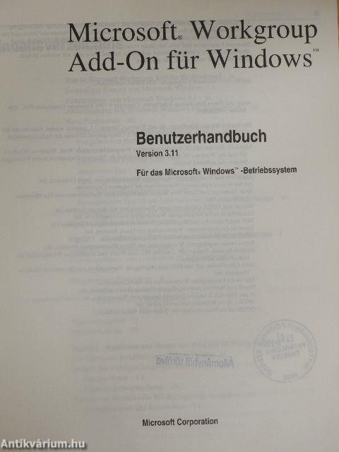 Microsoft Workgroup Add-On für Windows