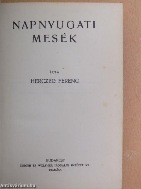 Napnyugati mesék