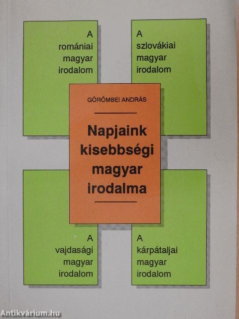 Napjaink kisebbségi magyar irodalma