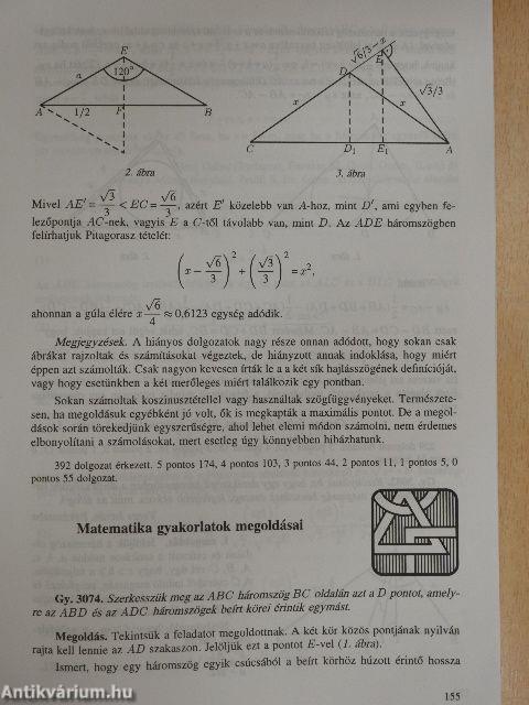 Középiskolai matematikai és fizikai lapok 1997. március