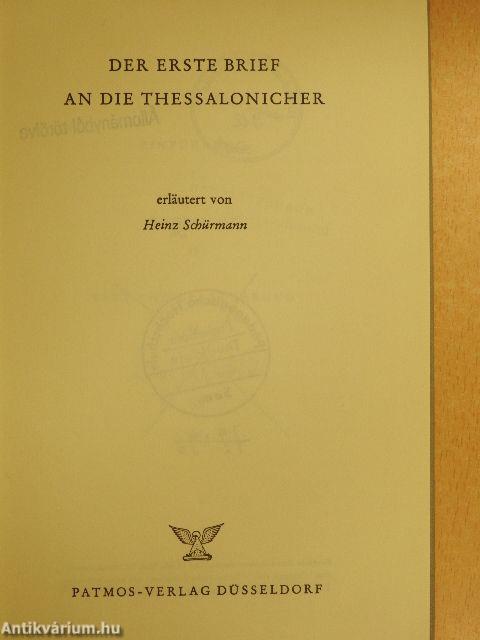 Der Erste Brief an die Thessalonicher