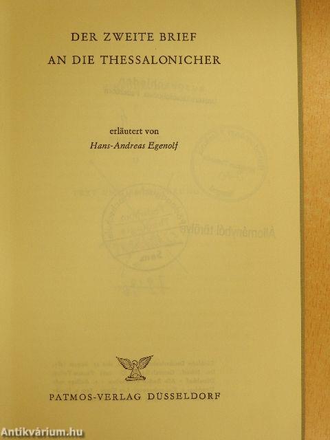 Der Zweite Brief an die Thessalonicher