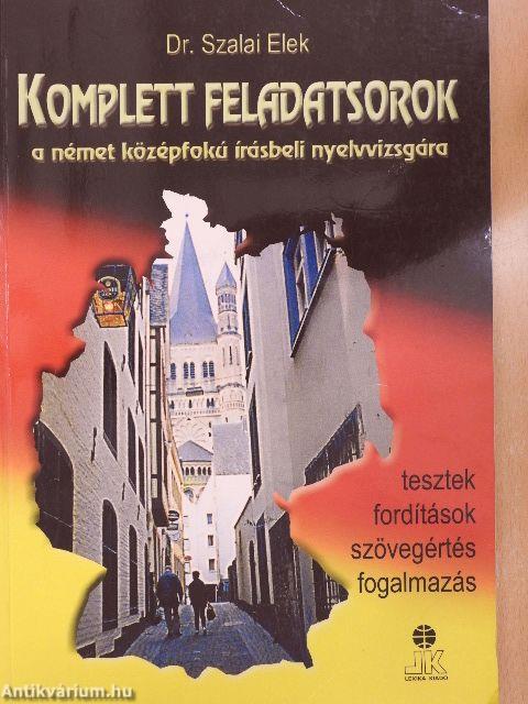 Komplett feladatsorok a német középfokú írásbeli nyelvvizsgára