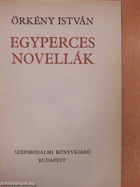 Egyperces novellák