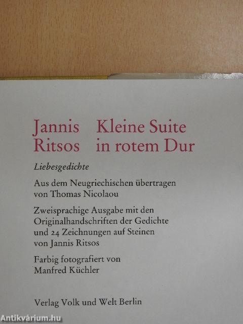 Kleine Suite in rotem Dur