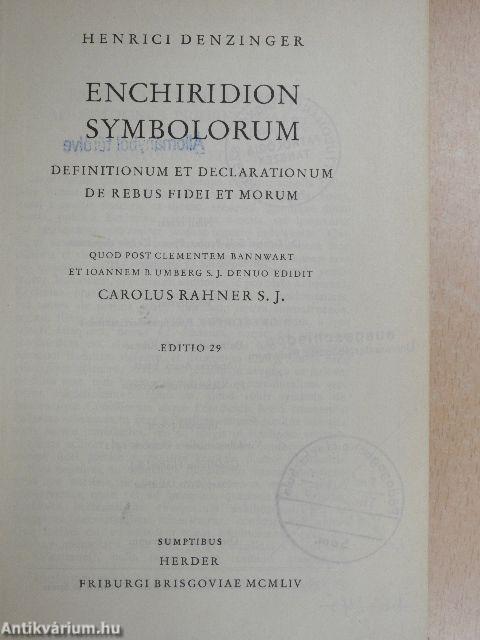 Enchiridion symbolorum