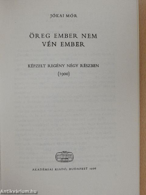 Öreg ember nem vén ember