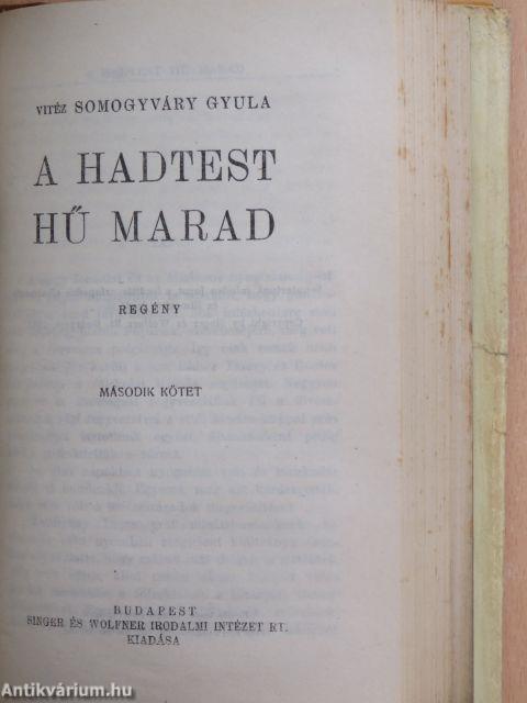 A pirossapkás kislány I-II./A hadtest hű marad I-II.