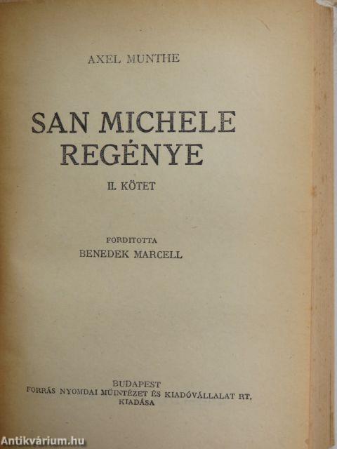 San Michele regénye I-II.