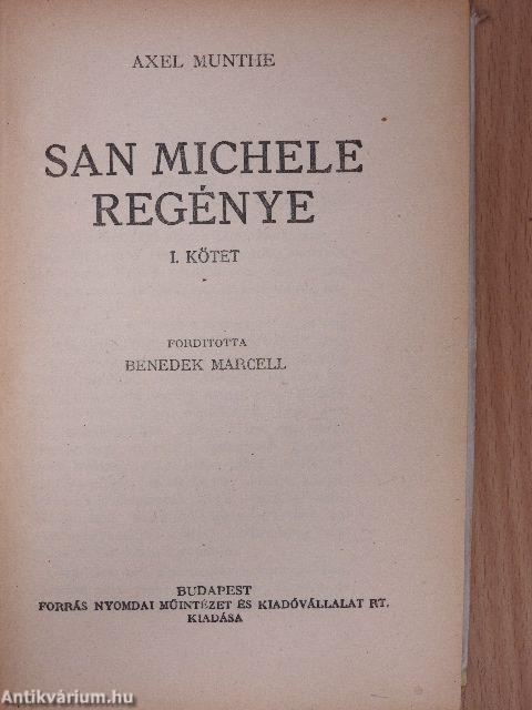 San Michele regénye I-II.