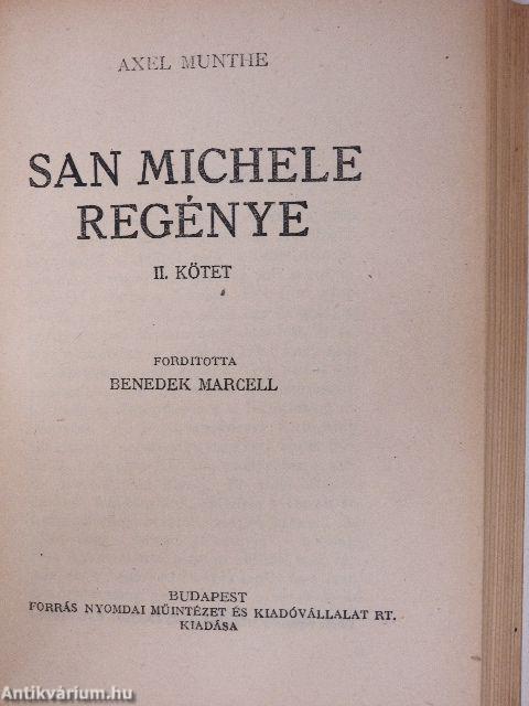 San Michele regénye I-II.