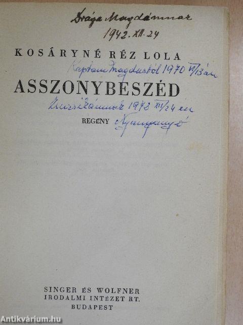Asszonybeszéd