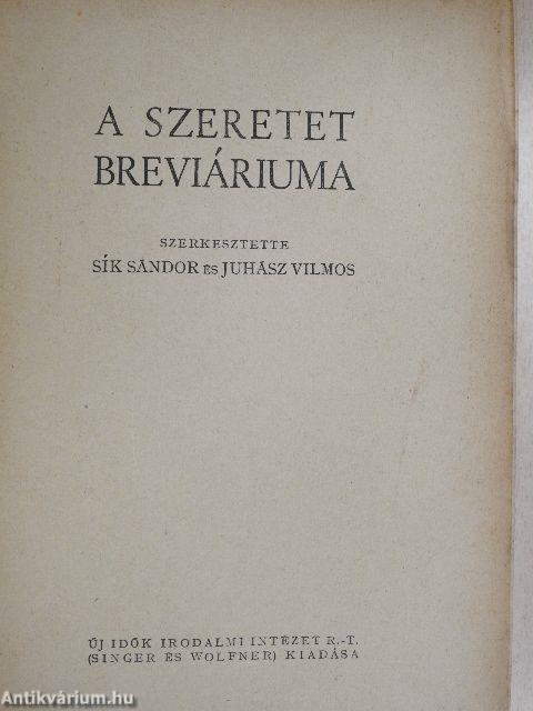 A szeretet breviáriuma