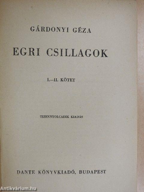 Egri csillagok I-II.
