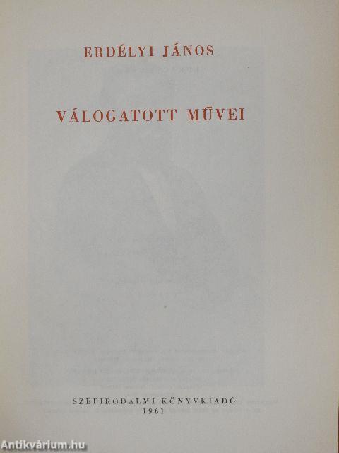 Erdélyi János válogatott művei