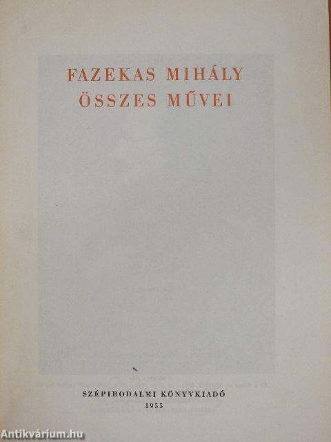 Fazekas Mihály összes művei