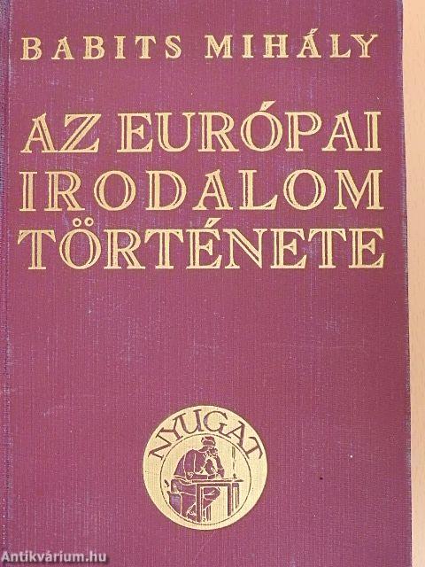 Az európai irodalom története