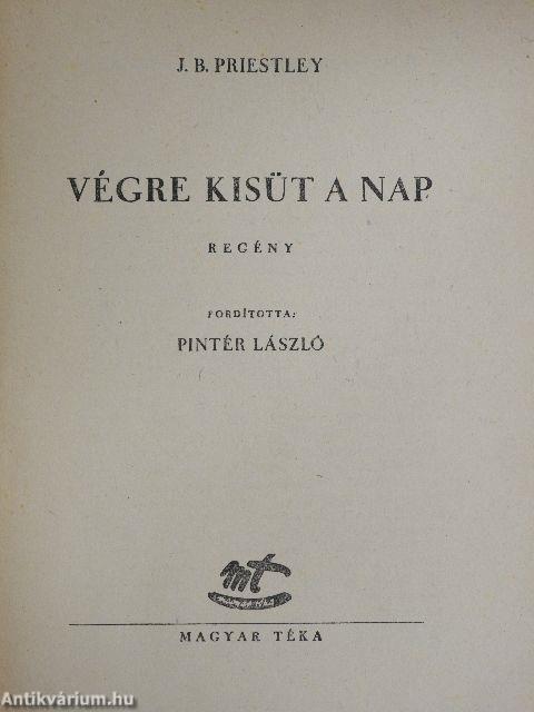 Végre kisüt a nap