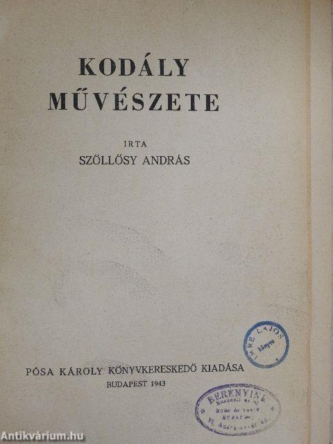 Kodály művészete