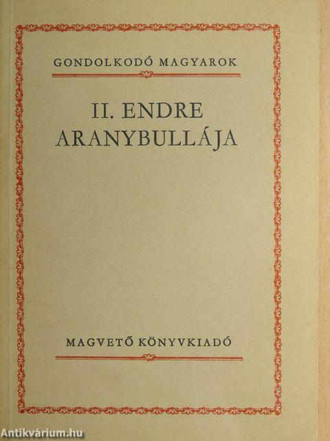 II. Endre Aranybullája