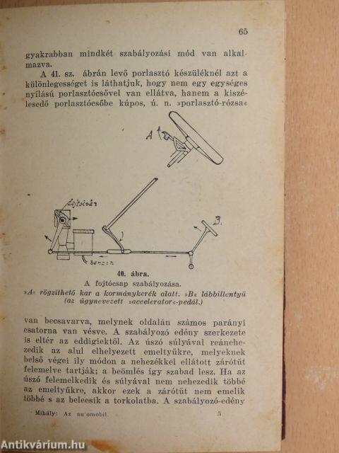 Az automobil, teherautó, motorkerékpár