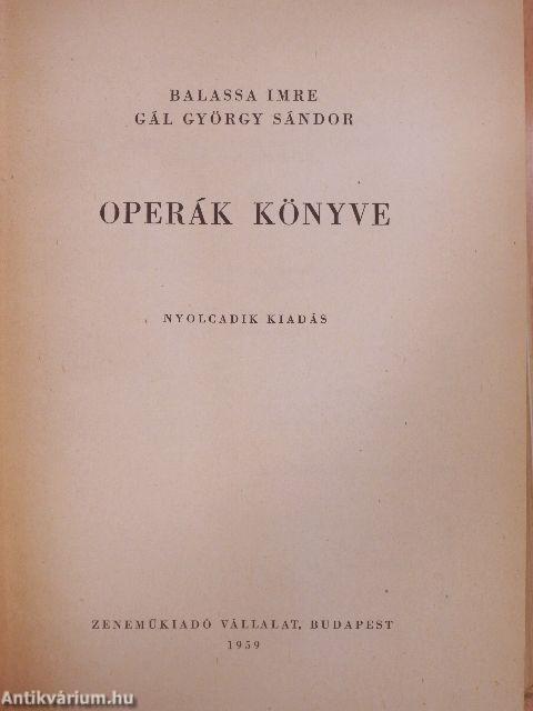 Operák könyve