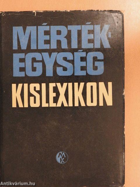 Mértékegység-kislexikon