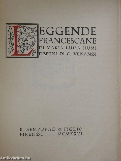 Leggende Francescane