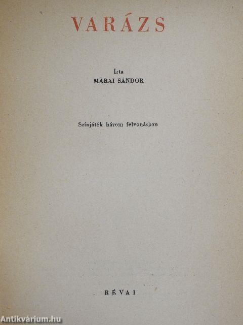 Varázs (Honthy Hanna könyvtárából)