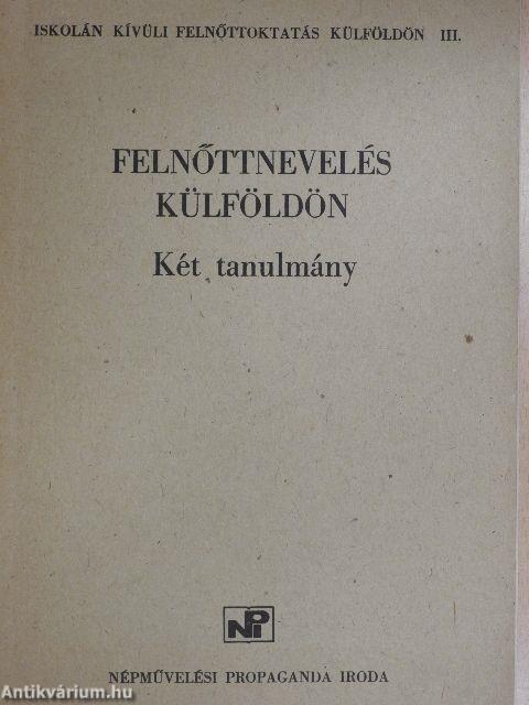 Felnőttnevelés külföldön