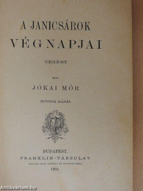 A janicsárok végnapjai