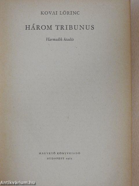 Három tribunus