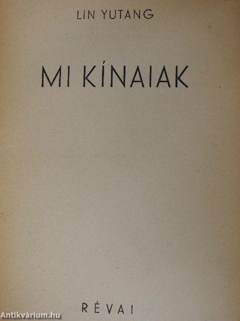 Mi kínaiak