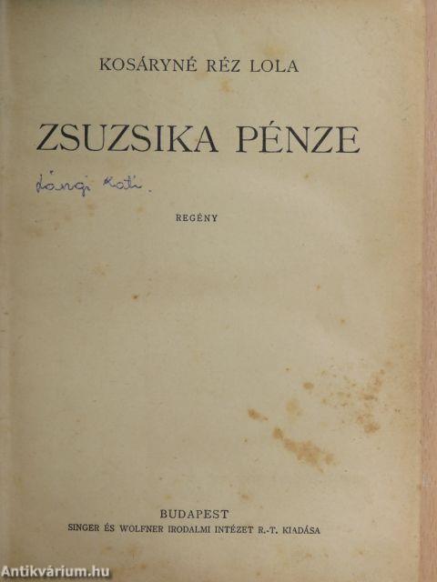 Zsuzsika pénze