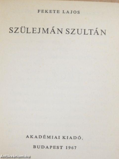 Szülejmán szultán