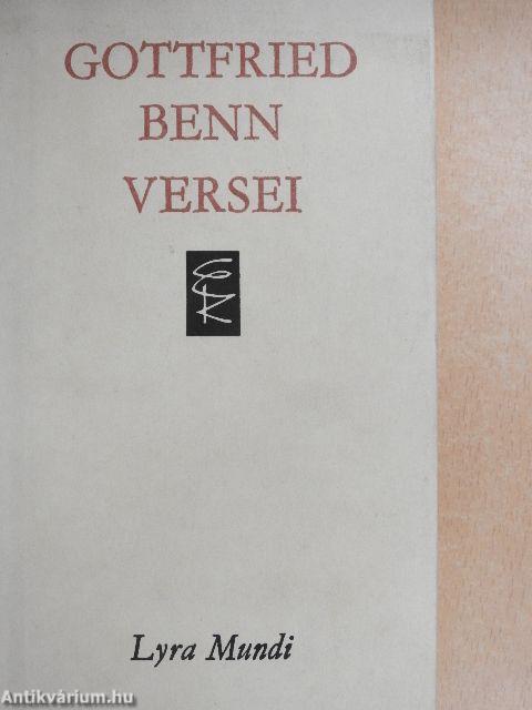 Gottfried Benn versei