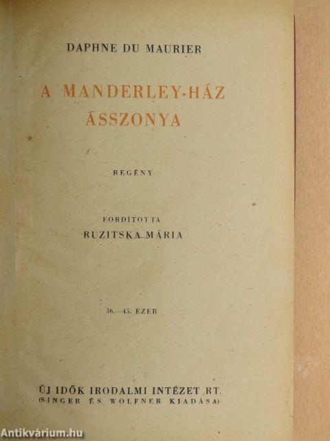 A Manderley-ház asszonya
