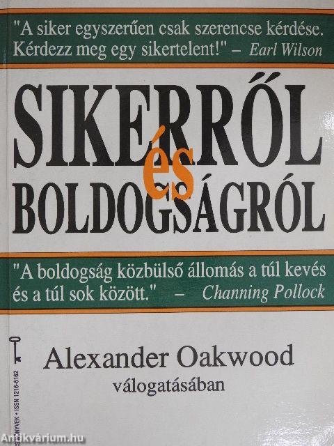 Sikerről és boldogságról