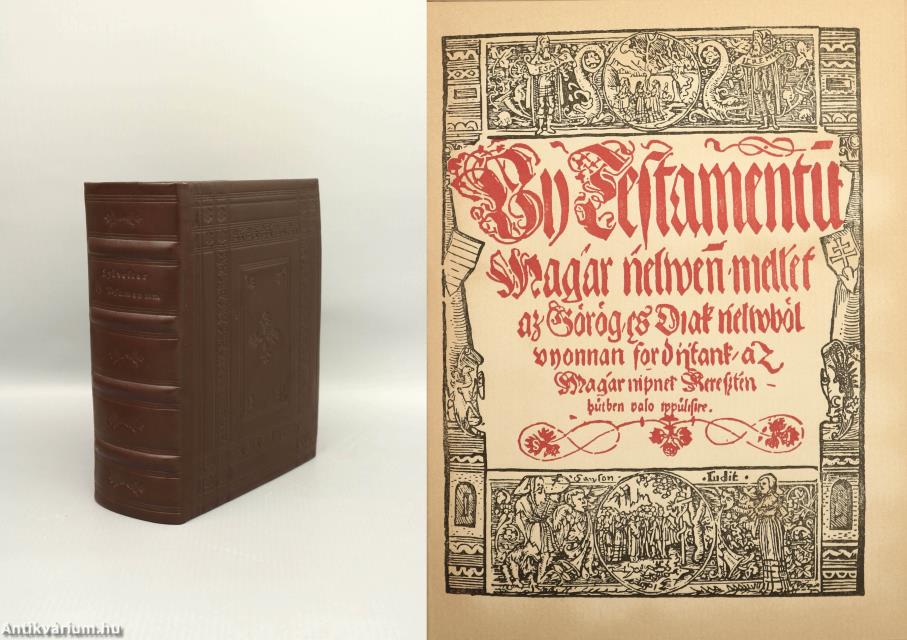 Új Testamentum (bőrkötéses, bibliofil példány)