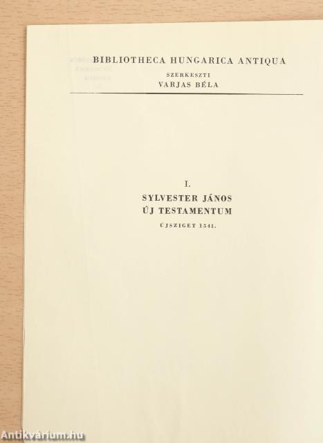 Új Testamentum (bőrkötéses, bibliofil példány)
