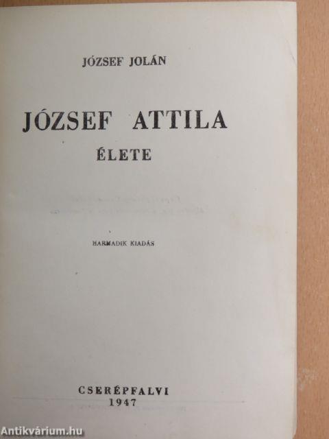 József Attila élete