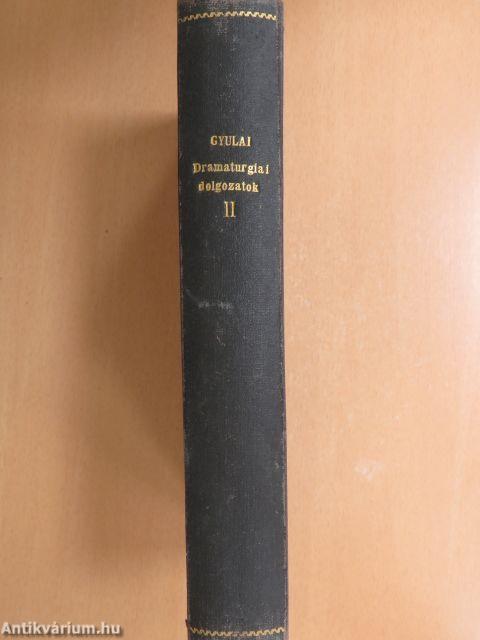 Dramaturgiai dolgozatok II.