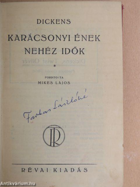 Karácsonyi ének/Nehéz idők