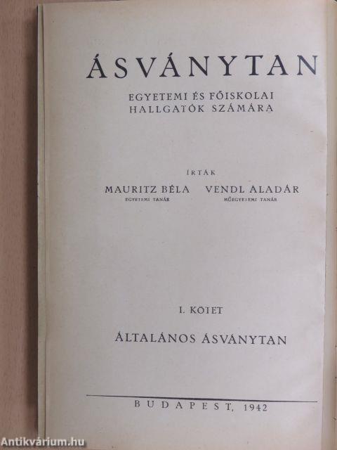 Ásványtan I-II.