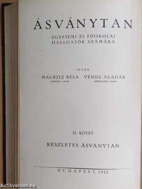 Ásványtan I-II.