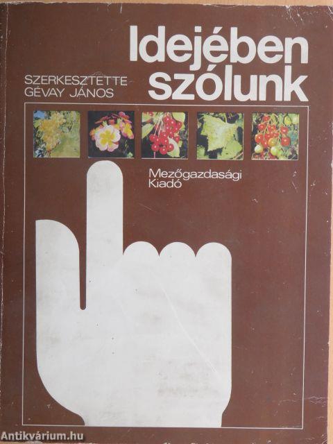 Idejében szólunk