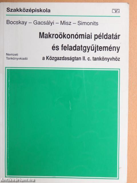 Makroökonómiai példatár és feladatgyűjtemény