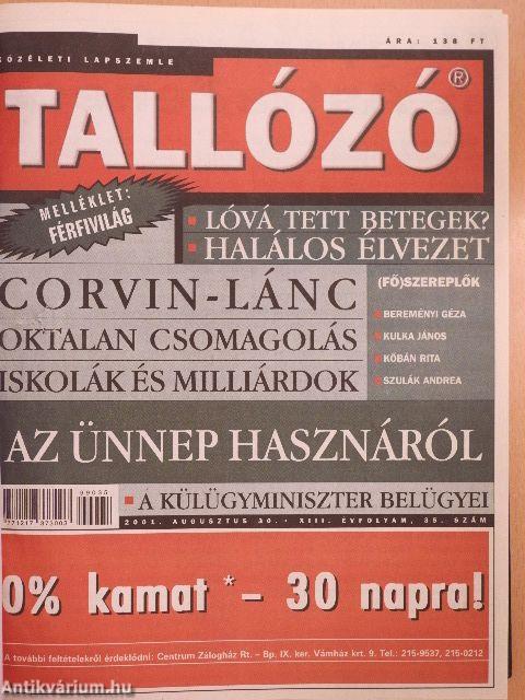 Tallózó 2001-2004. (vegyes számok) I-II. (31 db)