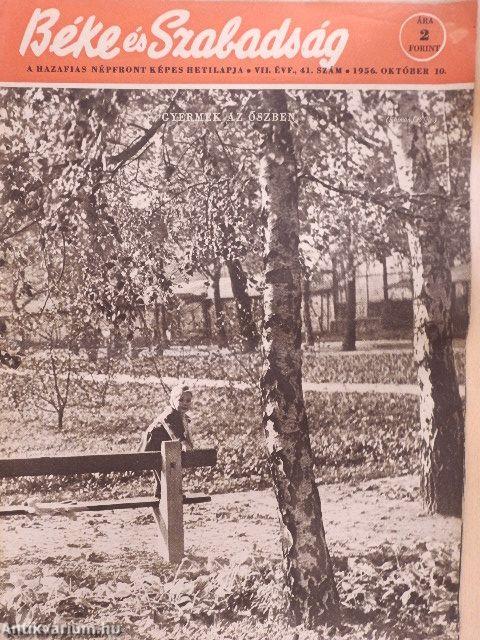 Béke és Szabadság 1956. október 10.
