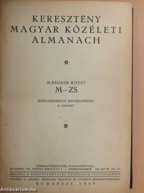 Keresztény magyar közéleti almanach II.